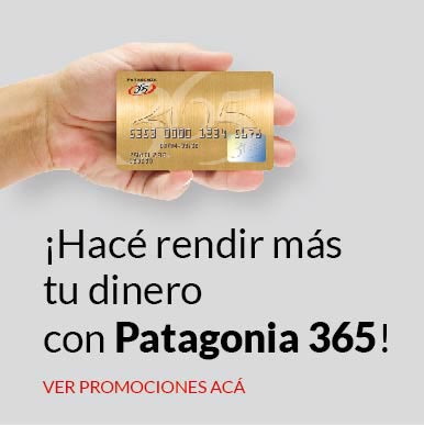 Solicitar tarjeta Patagonia 365 Solicitar tarjeta Patagonia 365