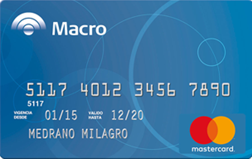 Tarjeta Mastercard Macro