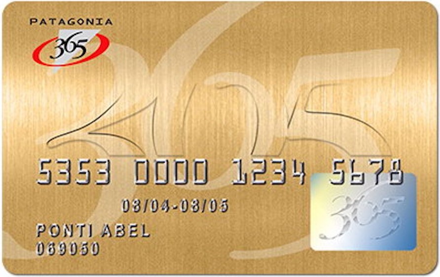 Tarjeta Patagonia 365 