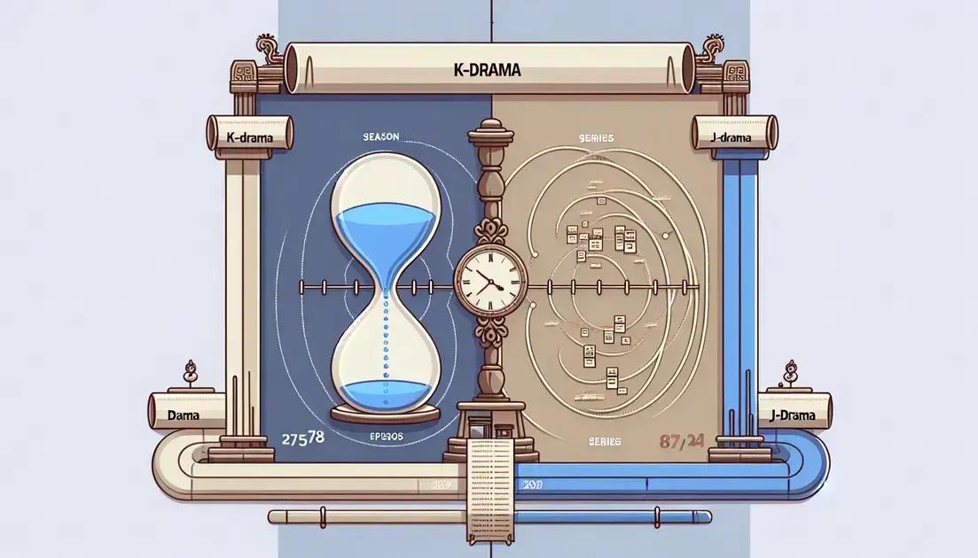 Formato e Duração: Episódios e Temporadas em K-dramas e J-dramas