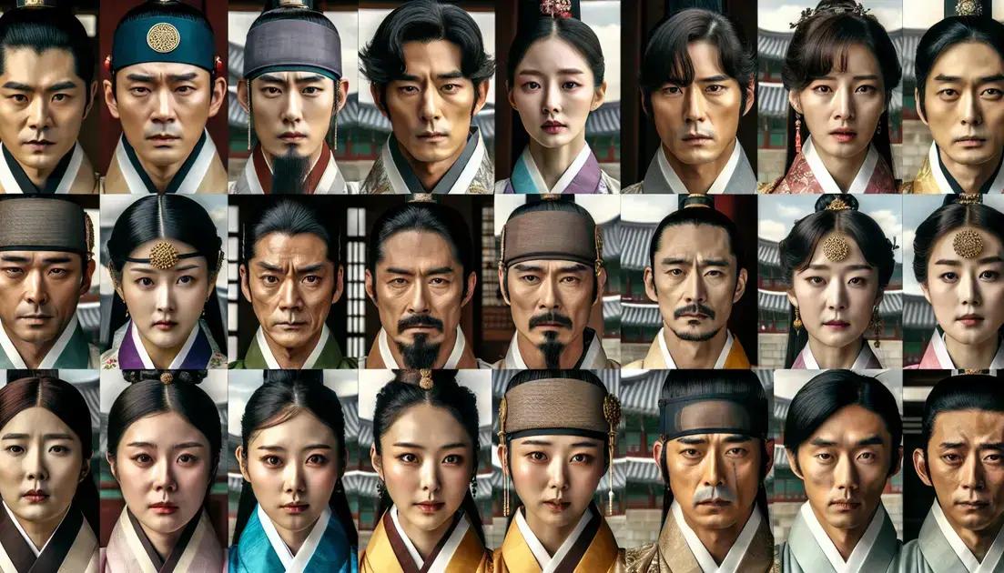 Principais atores e atrizes dos doramas históricos Principais atores e atrizes dos doramas históricos