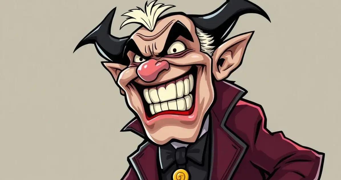 Clichés of Caricature Villains: Unveiling the Tropes Behind Cartoon Baddies