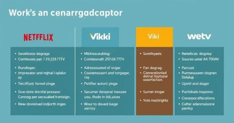 Comparação Completa: Catálogos de Doramas na Netflix, Viki e WeTV
