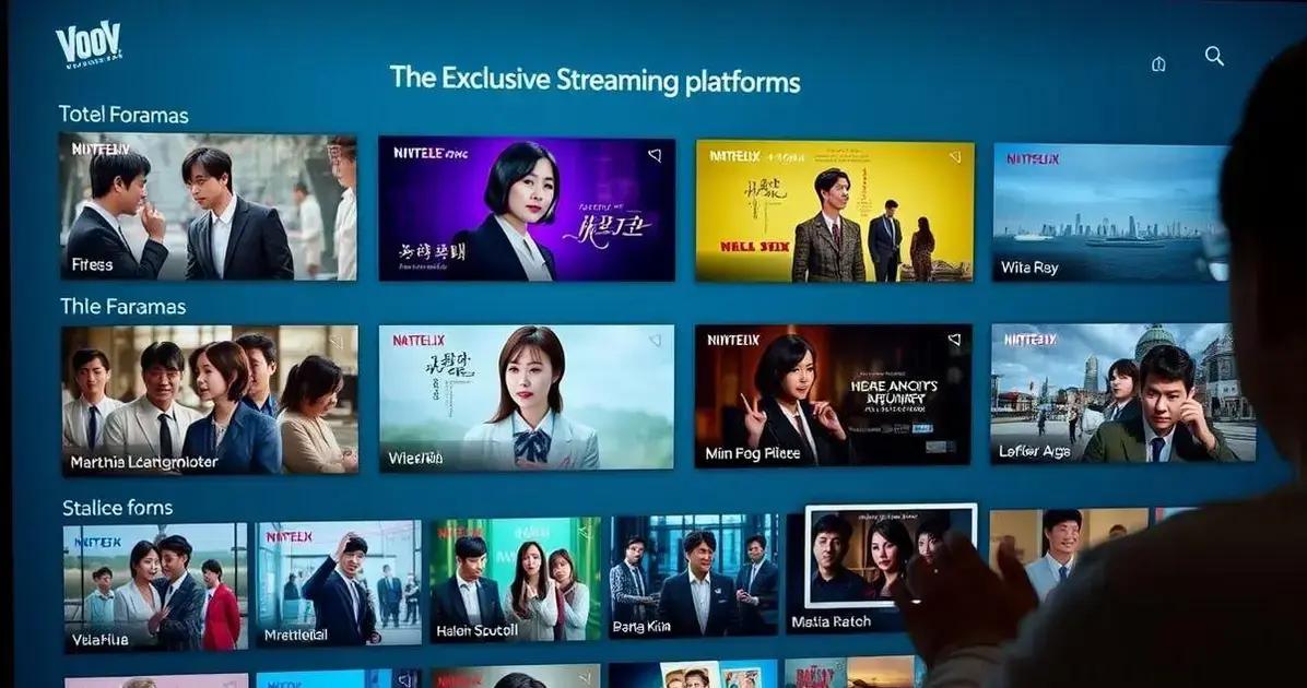 Plataformas com Doramas Exclusivos: Descubra Onde Assistir Seus Favoritos