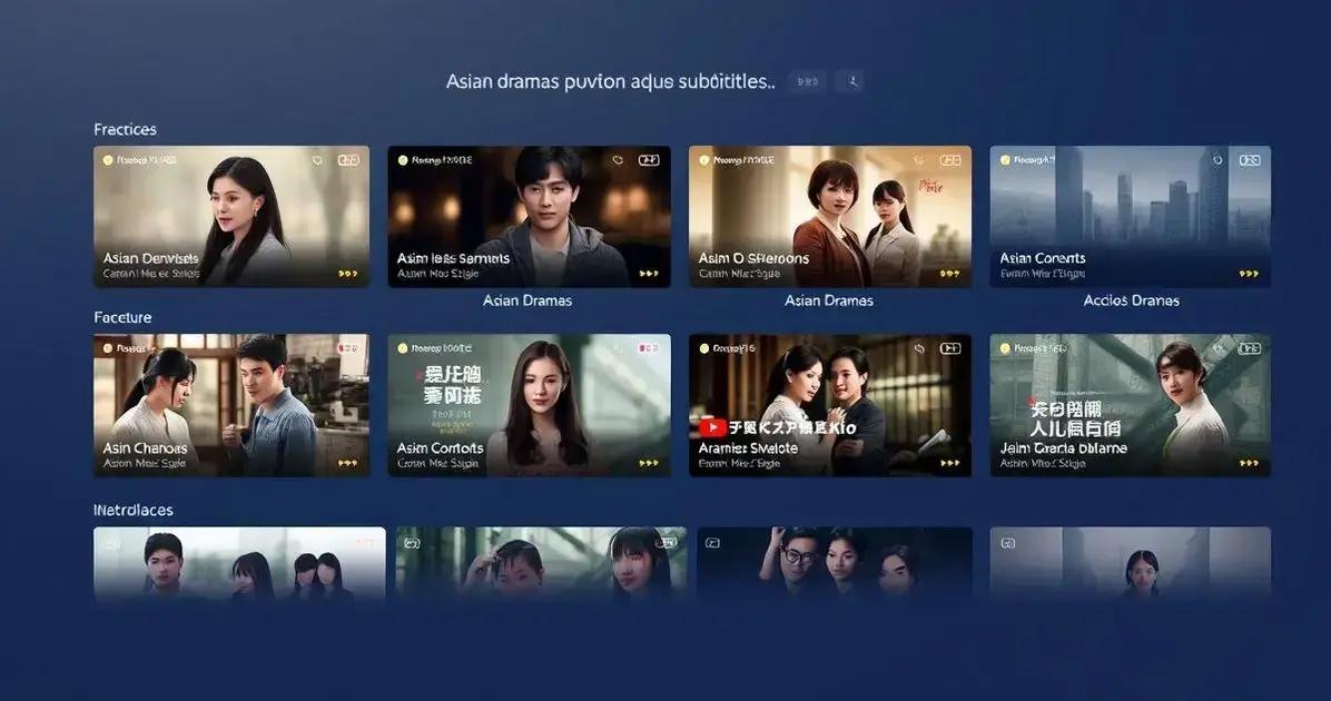 Plataformas com Doramas Legendados em Português: Descubra as Melhores Opções!