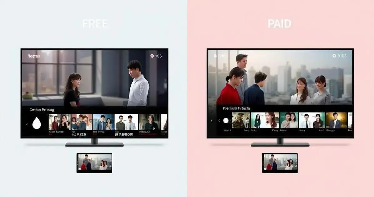 Plataformas gratuitas vs pagas para doramas: qual escolher para suas maratonas?